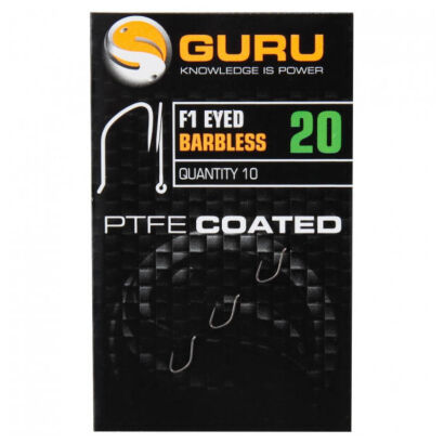 Haczyki Guru F1 Barbless Eyed - 16