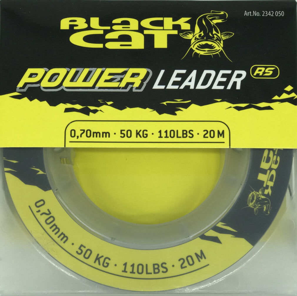 Black Cat Power Leader 0,70mm 50kg 110lb 20m