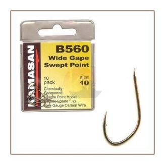 Haczyki Kamasan B560 Wide Gape Swept Point #20 - 2
