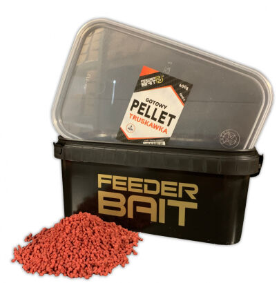 Pellet gotowy/wiadro Feeder Bait 600g - Truskawka