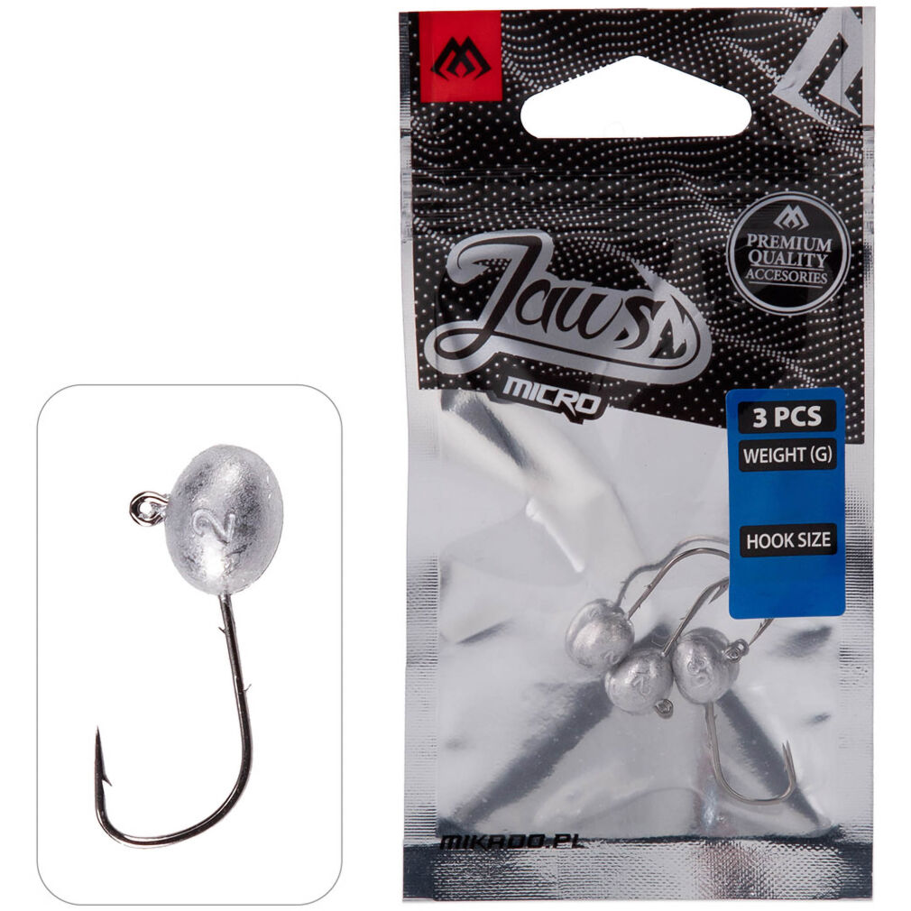 Główki Jigowe Mikado Jaws Micro 1.5g 6 Bn