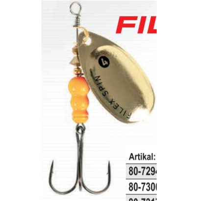 Obrotówka Fil Fishing Filex Spin - Gold #4