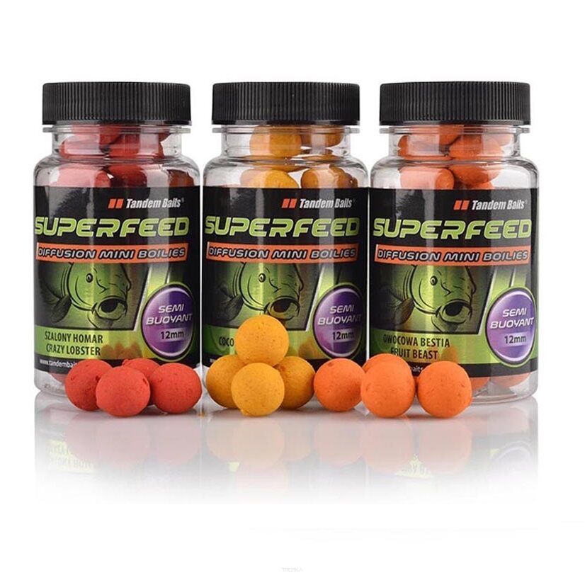 Kulki Tandem Baits SF Diffusion Mini Boilies 12mm - Squid&Orange 24555