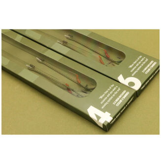 Przypony One More Cast Meta Terminal Tackle All in 1 Rig Coated Braid Lead Clip Barbed - 6 - 3