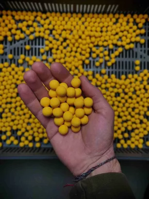 Kulki Pop Ups Forgotten Flavours 15mm - Scopex Squid Yellow