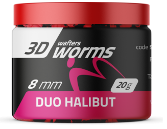 Dumbells Match Pro Wafters Top Worms 8mm - Halibut - 2