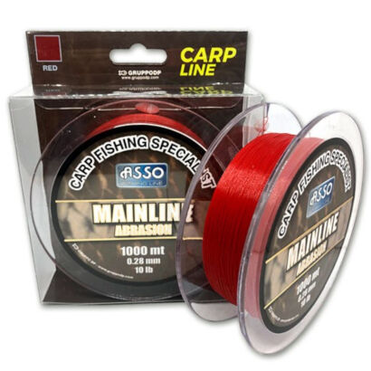 Żyłka Asso Mainline Abrasion Red-31 0,30mm 1000m