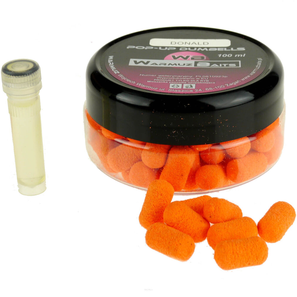 Dumbells Pop-Up Warmuz Baits Donald 10mm + Dopalacz