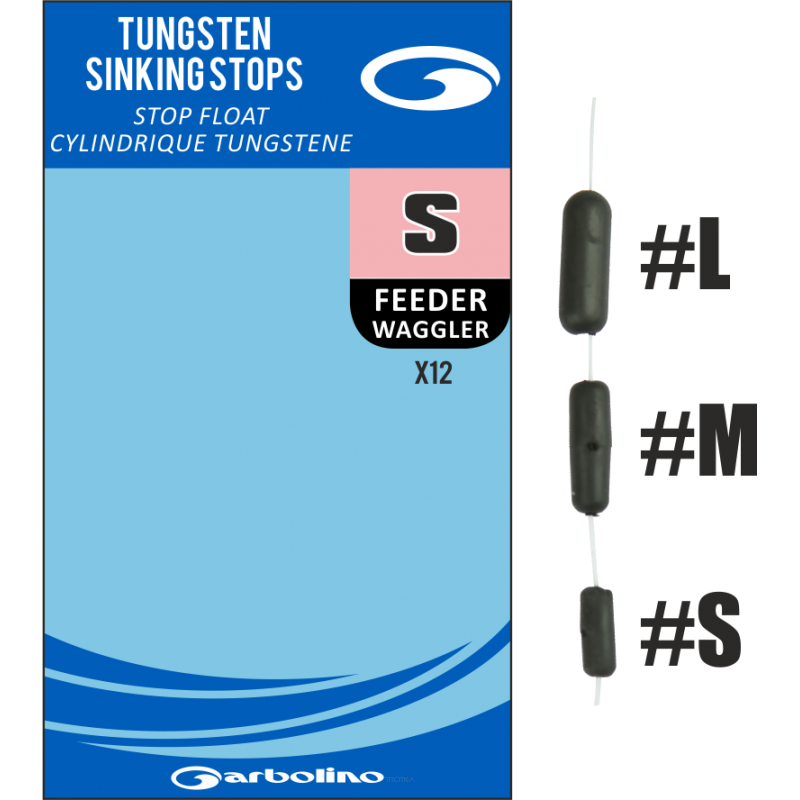 Stopery obciążające Garbolino - Tungsteen Stops S