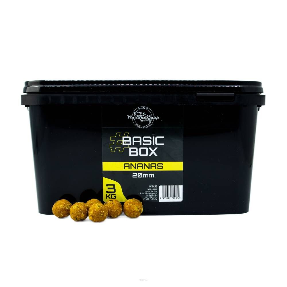 WarTheCarp Basic Box Ananas 20mm 3kg kulki zanętowe