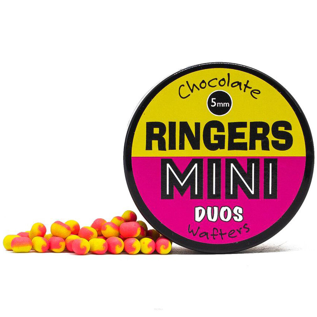 Wafters Ringers Mini Chocolate Orange 8x5mm - Duo Pink/ Yellow