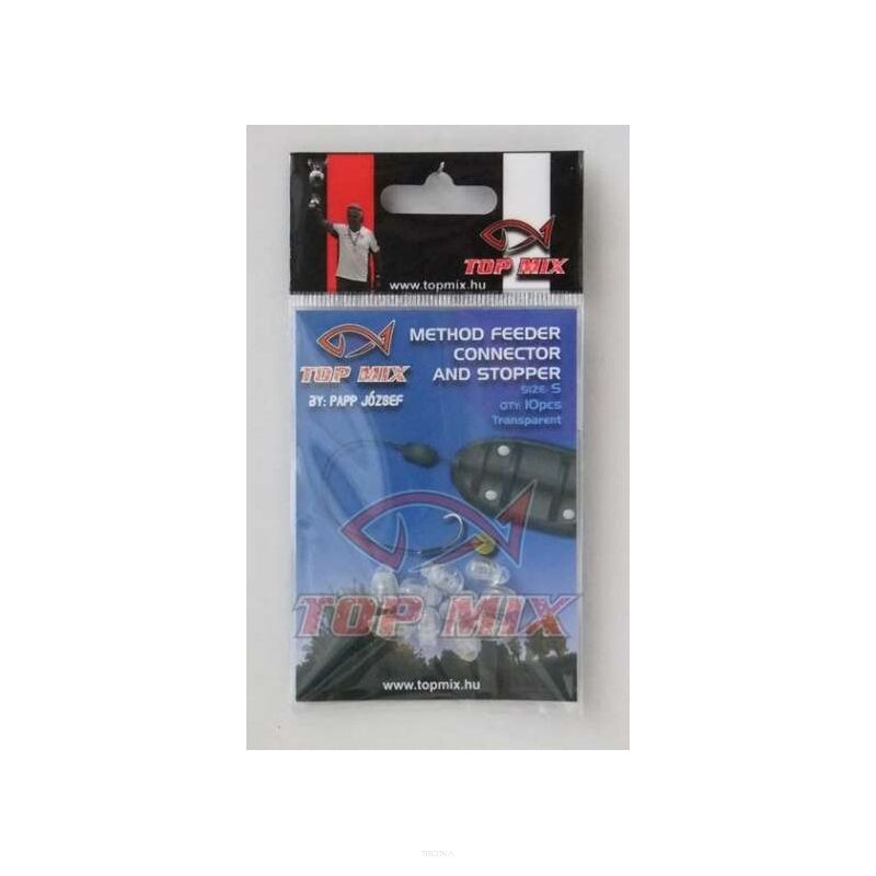 Łączniki przezroczyste Top-Mix Method Feeder - Fluo clear L