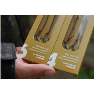 Przypony One More Cast Meta Terminal Tackle All in 1 Rig Coated Braid Lead Clip Barbless - 6 - 4