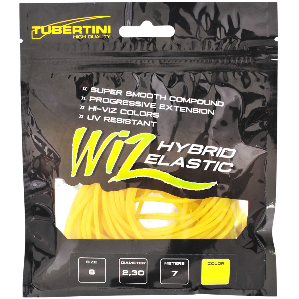 Guma Do Tyczki Tubertini Wiz Hybrid Elastic 1,10mm Fluo Żółta 7m