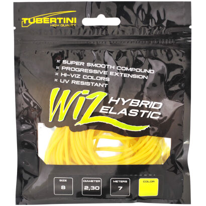 Guma Do Tyczki Tubertini Wiz Hybrid Elastic 1,10mm Fluo Żółta 7m