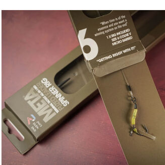 Przypon One More Cast Surrender All-In-1 Rigs Blend Fuzed Leader Leadclip Spinner Colne V Barbed - 4 - 5