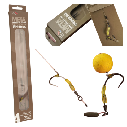 Przypon One More Cast Surrender All-In-1 Rigs Blend Fuzed Leader Leadclip Spinner Colne V Barbed - 4