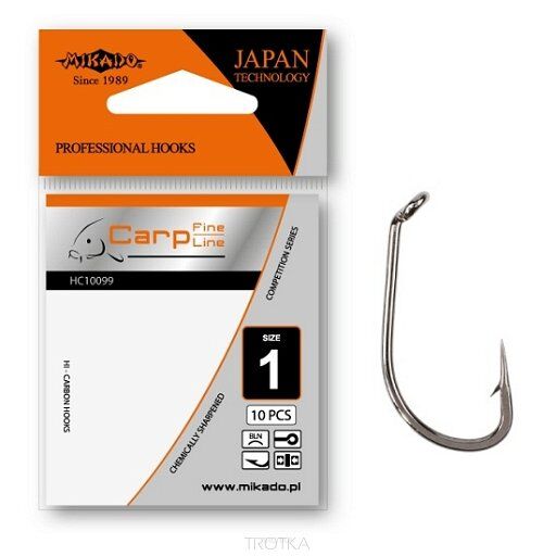Haczyki Mikado Carp Fine Line  HC-11099 - roz. 6