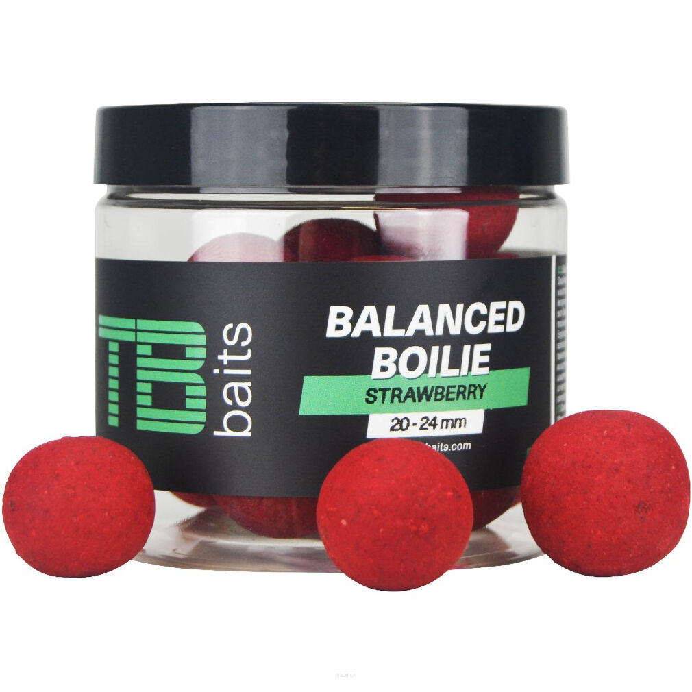 Kulki TB Baits Balanced + Atractor Strawberry 20-24mm