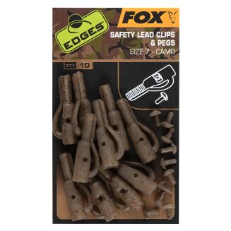 Bezpieczny klips Fox Edges CAMO Safetly Lead Clip & Pegs (Size 7) - 2