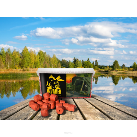 Pellet Invader 16mm 2kg - Truskawka-ryba PEL/TRU-RY16