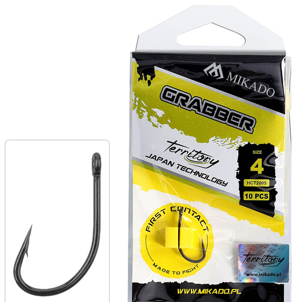 Haczyki Mikado Territory Grabber Zadziorowe - 2