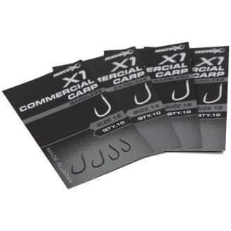 Haczyki Matrix X1 Commercial Carp Barbless - 12 - 4