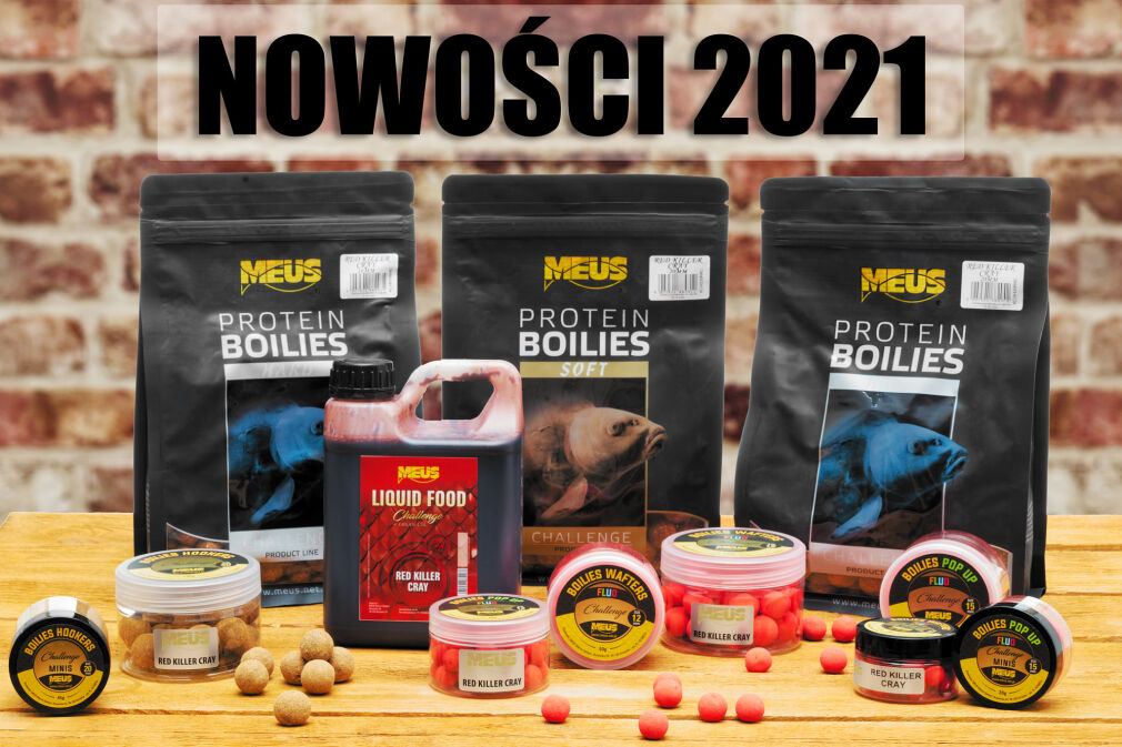 Kulki Zanętowe Meus Spectrum 1kg 18mm Ognista Róża