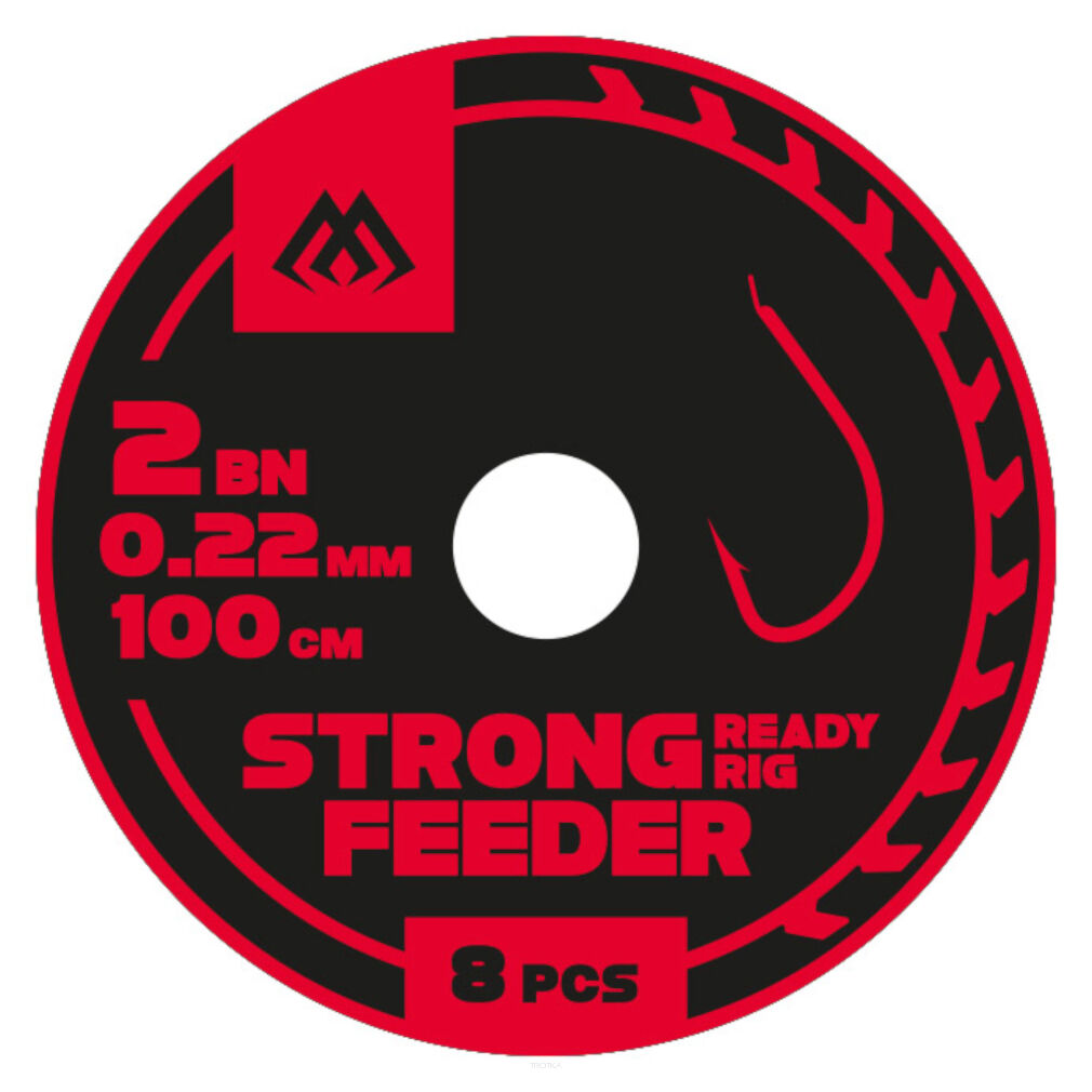 Przypony Wiązane Mikado Strong Feeder - 8BN/0.16mm/100cm