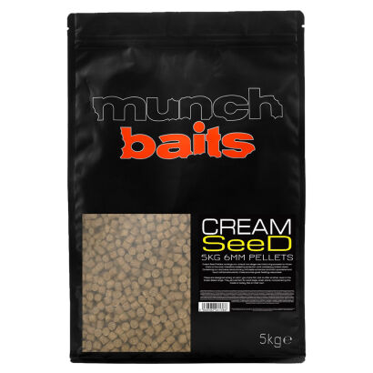 Pellet zanętowy Munch Baits 6mm - Cream Seed 5kg
