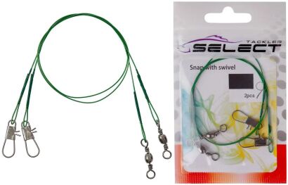 Przypon Select Classic Green Wire 15cm, 6kg, 2szt