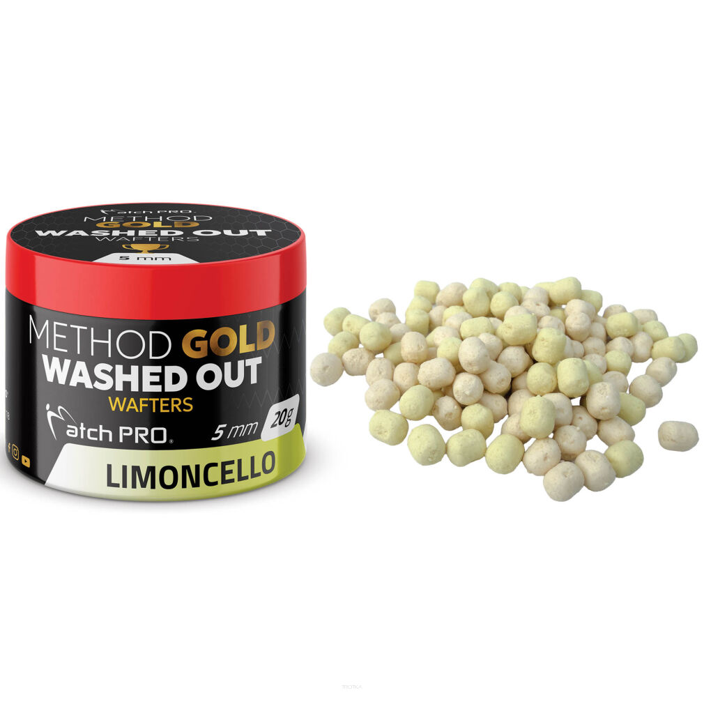 Kulki Matchpro Method Gold Wafters Washed Out Limoncello 5mm 20g