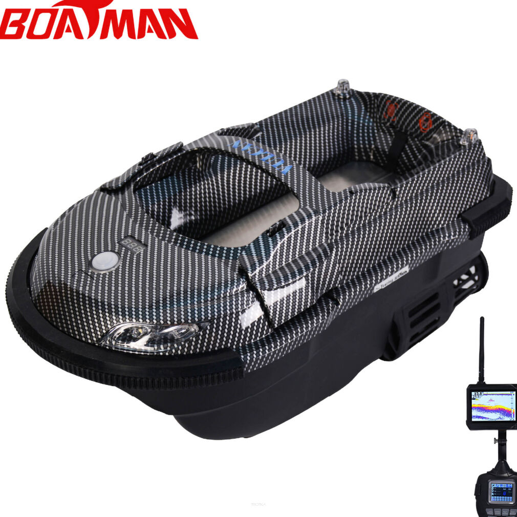 Łódka Zanętowa Boatman Vulcan Pro Carbon - GPS + Echosonda SN4