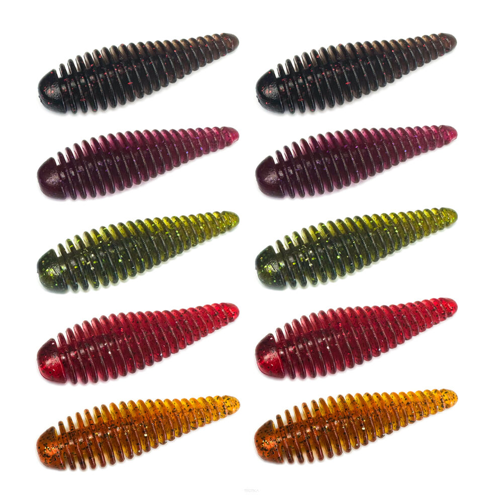 LureCraft Dope Worm 5cm  10szt. Color Mix