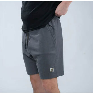 Spodenki Nash Make It Happen Badge Shorts Grey Marl - S - 3