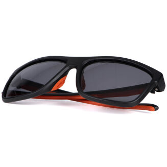 Okulary Fox Collection Black Orange Shades - Brown Lens - 2
