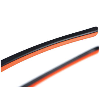 Okulary Fox Collection Black Orange Shades - Brown Lens - 4