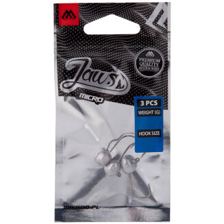 Główki Jigowe Mikado Jaws Micro 2.5g 6 Bn - 2