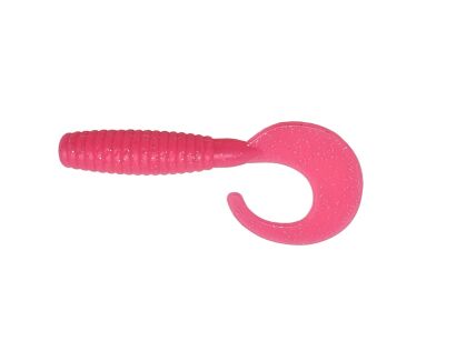 Pink/Silver 5,5cm Grup Curl Tail Ron Thompson
