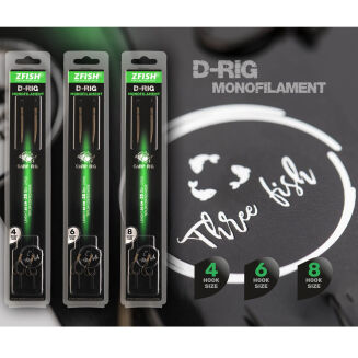 Przypony Zfish Monofilament D-Rig - 6 - 4