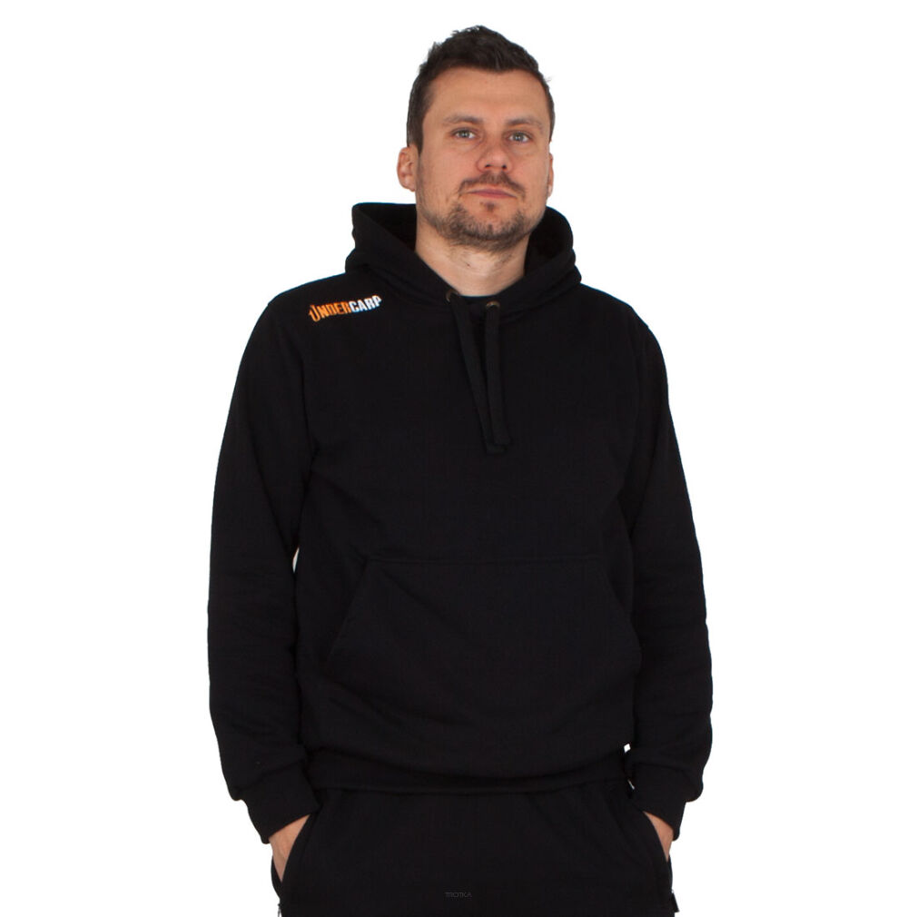 Bluza Kangurka z Kapturem Czarna S