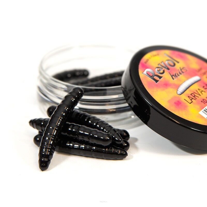 Revol Baits Larva 50mm 10szt. Czarny