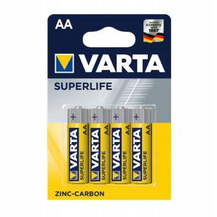 Bateria cynkowo-węglowa Varta Superlife - AA 4szt.