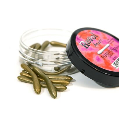 Revol Baits Pijawka 50mm 12szt. Oliwkowa Perła Ser Czosnek