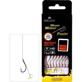 Przypony Mikado Z Push Stopem Zadziorowe Maruseigo - 12/0.12mm/10cm - 2