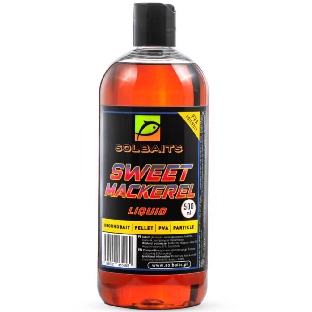 Liquid Solbaits Sweet Mackerel 500ml