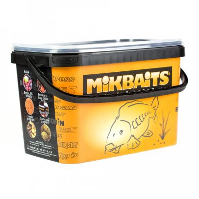 Kulki zanętowe MikBaits Bloody Capelin boilies 2,5kg - Śliwka Squid 20mm