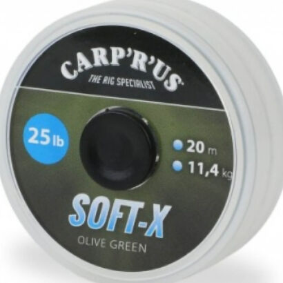 Plecionka Przyponowa Carp'R'Us Soft-X Olive Green 25lb 20m