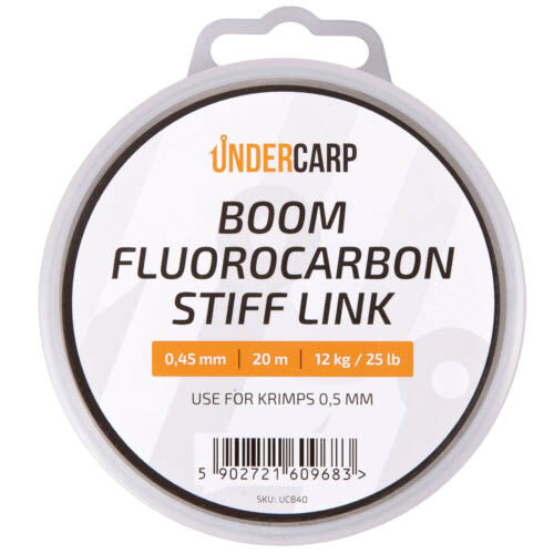 Fluorocarbon Under Carp Boom Stiff Link 0,50mm 20m 14kg/30lb