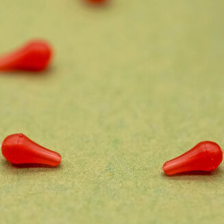 Pozycjonery One More Cast Dazzlers Blood Red Long Distance Hookbead - Small - 3